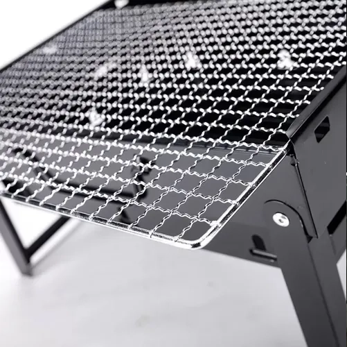 PARRILLA PORTATIL MINI PLEGABLE CARBON - 3