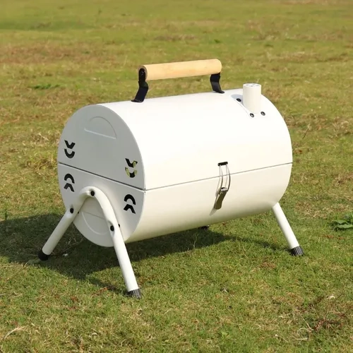 PARRILLA CARBON AHUMADOR CHIC HAUS BLANCA - 4