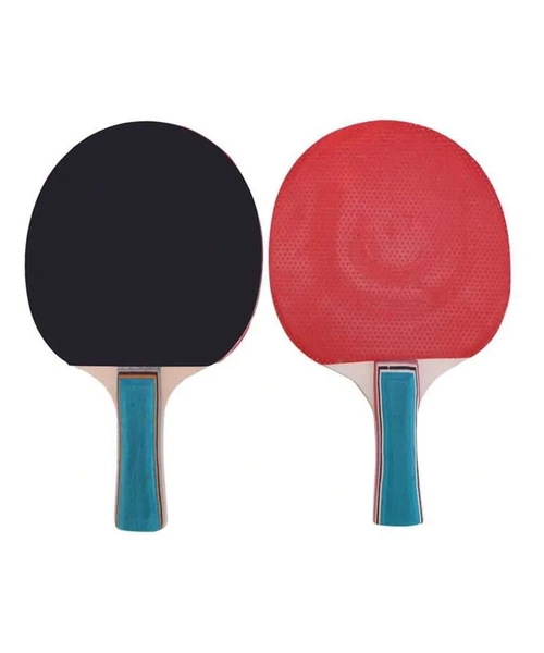 PACK 2 PALETAS PING PONG 3 STAR ROJA/NEGRA - 2