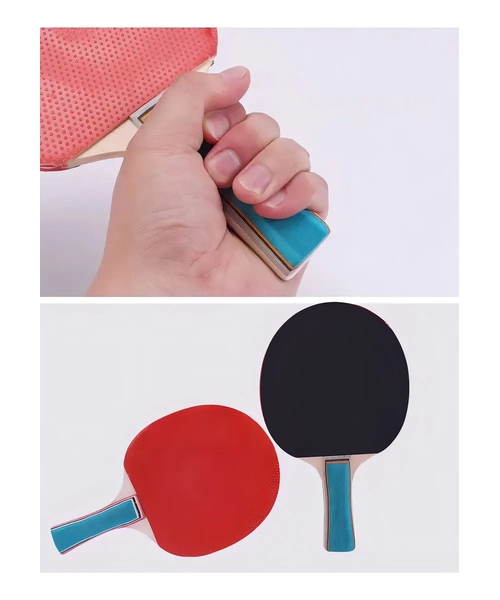 PACK 2 PALETAS PING PONG 3 STAR ROJA/NEGRA - 3