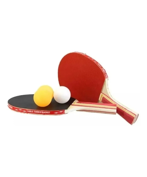 SET PALETAS PING PONG + 3 PELOTAS + ESTUCHE - 3
