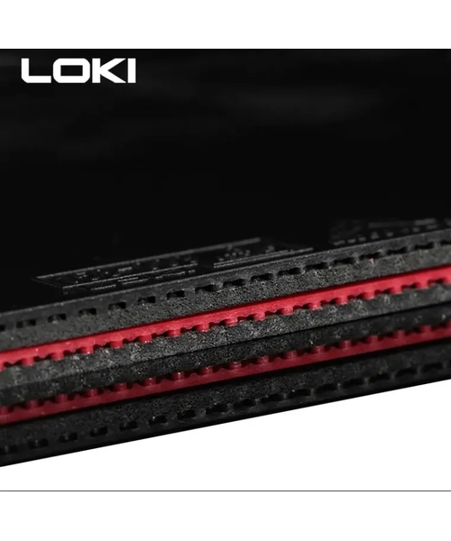 GOMA PROFESIONAL TENIS MESA LOKI ARTHUR EUROPA ROJA - 4