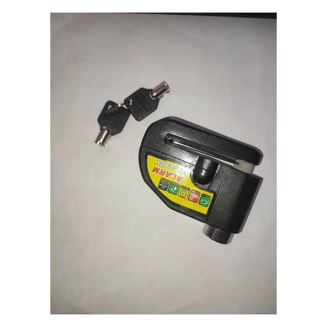 CANDADO CON ALARMA PARA DISCO DE MOTO - 2