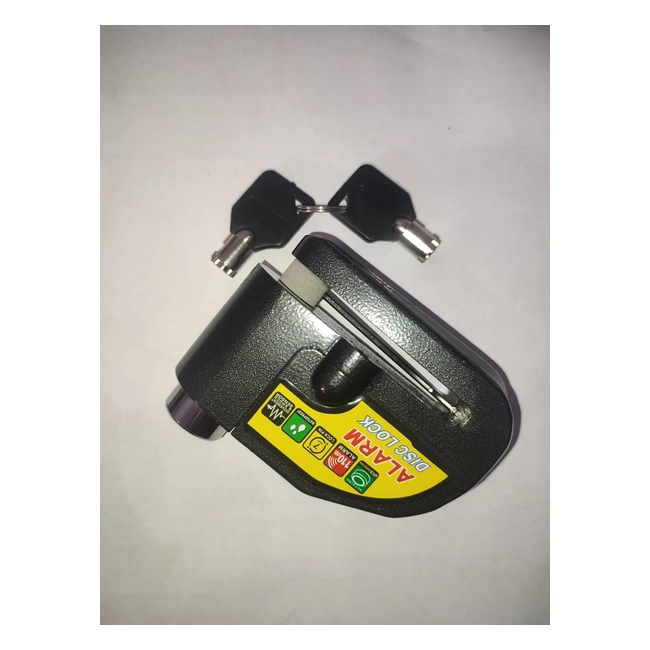 CANDADO CON ALARMA PARA DISCO DE MOTO - 6