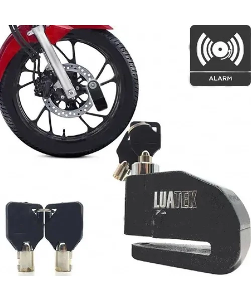CANDADO SML CON ALARMA SONORA Y FRENO DE DISCO MOTO - 3