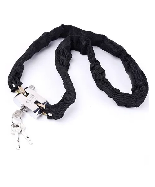 CANDADO CADENA PARA MOTOS Y BICICLETA 120CM EXCELENTE SEGURIDAD - 1