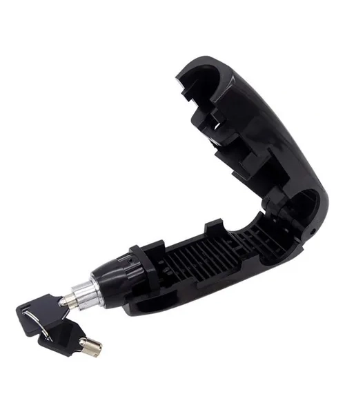 CANDADO PARA MOTOS MANILLAR DE FRENO COLOR NEGRO - 3