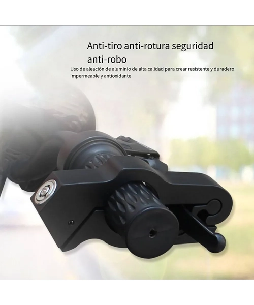 CANDADO BLOQUEADOR DE FRENO Y ACELERADOR PARA MOTO - 3