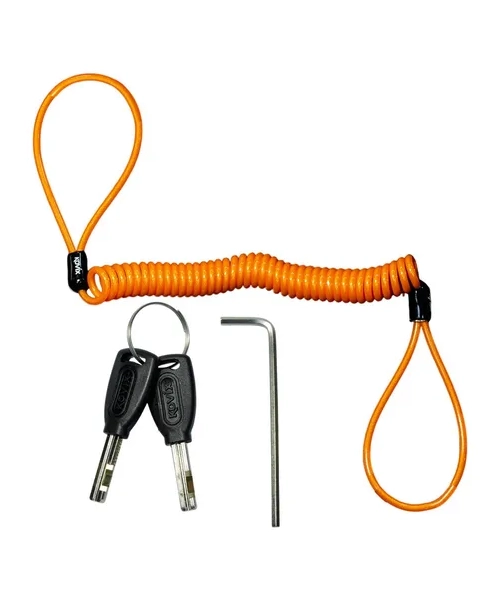 CANDADO DISCO MOTO KOVIX ALARMA 120DB KT6 6MM COLORES - 5