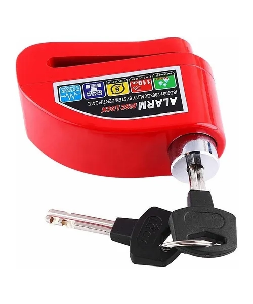 CANDADO MOTO ALARMA FRENO DE DISCO Y BICICLETA 110DB - 2