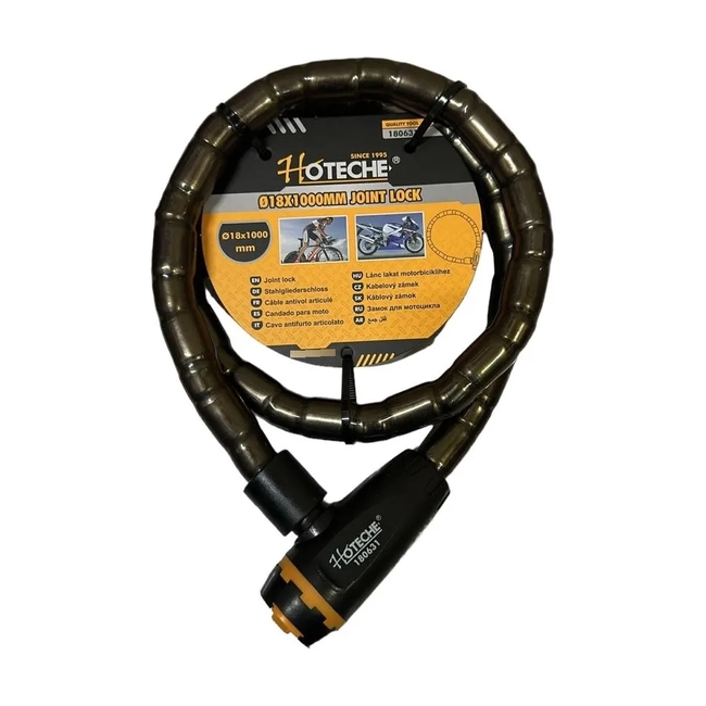 CANDADO SEGURIDAD ANTI ROBO PARA MOTO/BICICLETA HOTECHE - 1