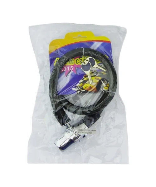 CADENA Y CANDADO MOTO O BICICLETA CON ALARMA 20MM X 1.3M - 3