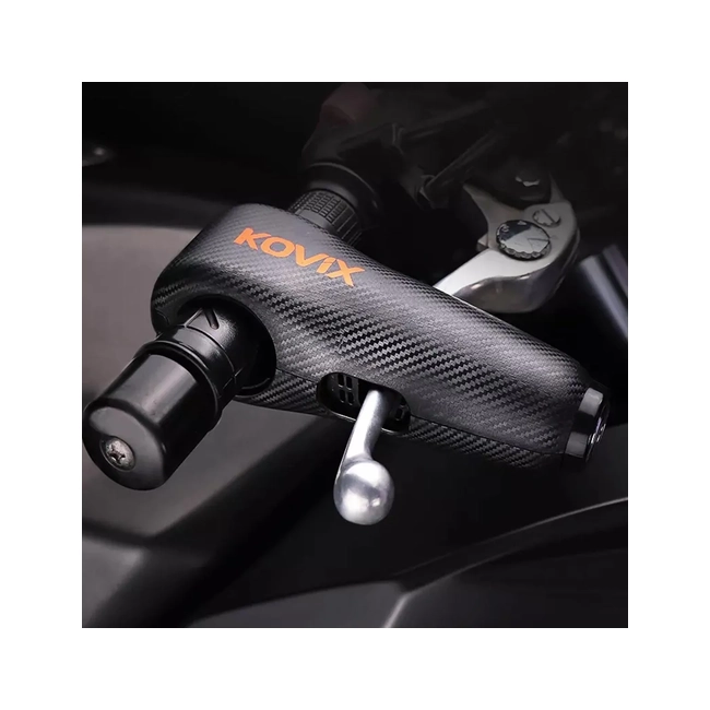 CANDADO MANILLAR MOTO KOVIX KGH-BK ALARMA 120DB 10MM - 3
