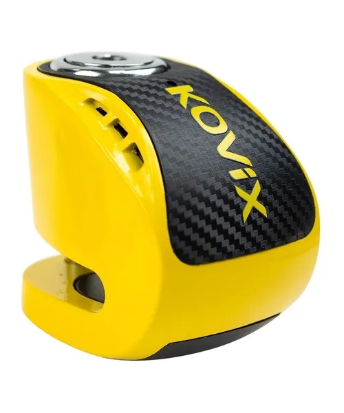 CANDADO DISCO MOTO KOVIX KNS6 PIN 6MM CON ALARMA 120DB - 2