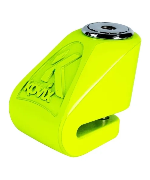 CANDADO DISCO MOTO KOVIX KN1 AMARILLO FLUOR - 2