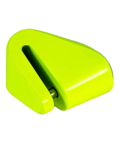CANDADO DISCO MOTO KOVIX KN1 AMARILLO FLUOR - 4