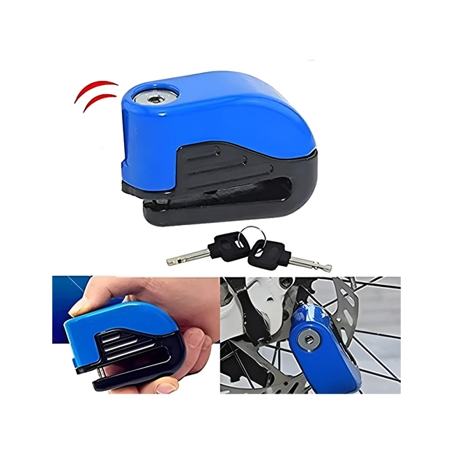CANDADO PARA FRENOS DE DISCO CON ALARMA PARA MOTOCICLETA - 2
