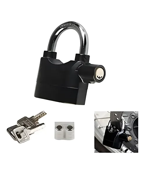 CANDADO ANTIRROBO 110DB CON ALARMA RESISTENTE - 3