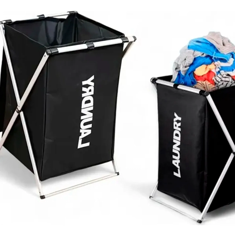 CESTA ROPA SUCIA PLEGABLE TELA PRACTICA - 6