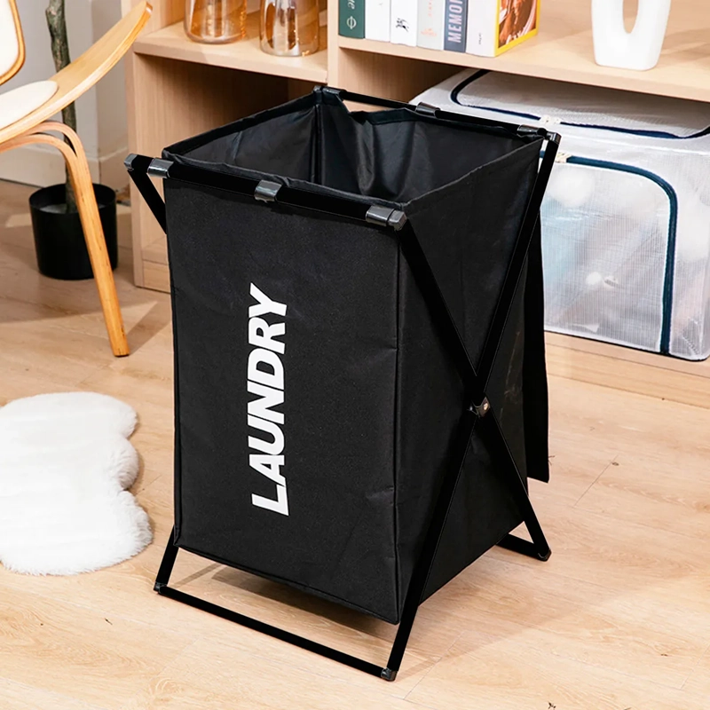 CESTA ROPA SUCIA PLEGABLE TELA PRACTICA - 7