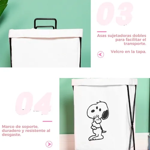 CESTA ROPA SUCIA PLEGABLE COLOR VARIADO - 7