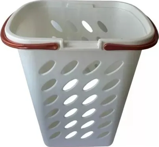 CESTA ROPA PLASTICO RESISTENTE CON TAPA - 2