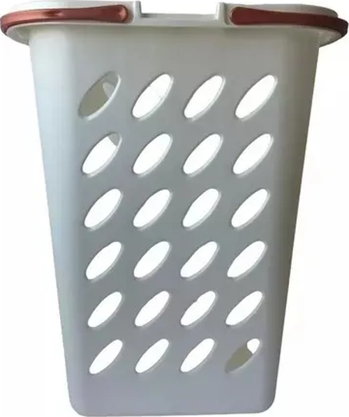 CESTA ROPA PLASTICO RESISTENTE CON TAPA - 3