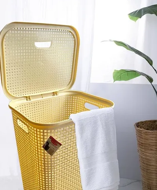 CESTO ROPA RATTAN 102L CON TAPA - 4