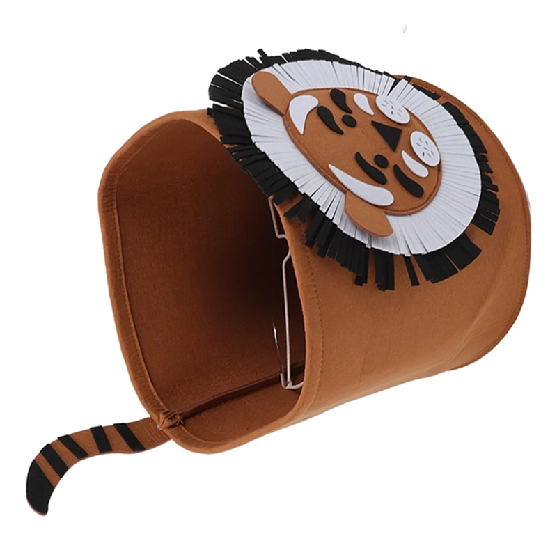CANASTO ROPA 5 MODELOS COLOR MARRON TIGRE - 5