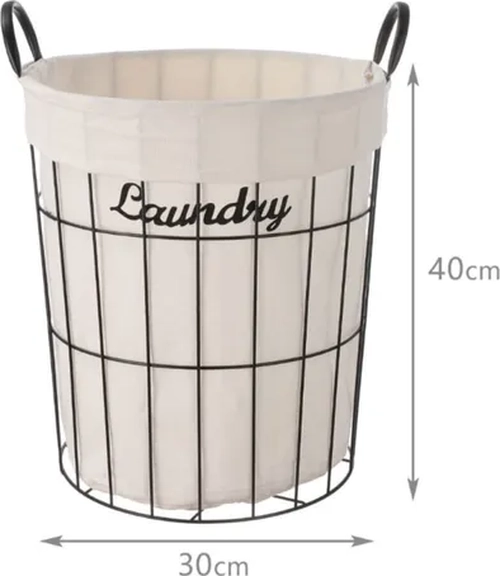 CANASTO LAUNDRY REJILLAS ALUMINIO 30X40 - 6