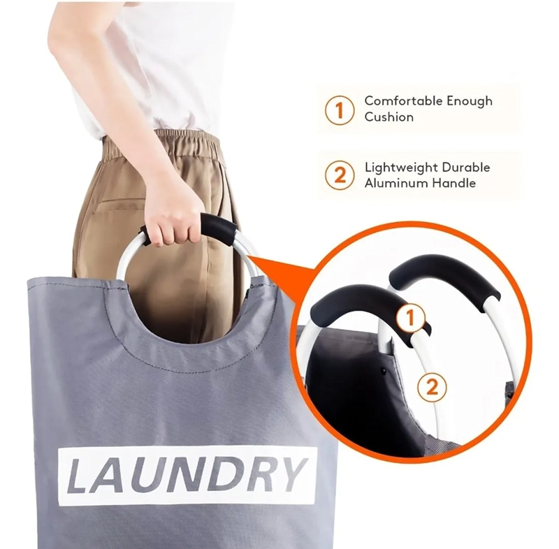 BOLSA CESTO ROPA SUCIA PLEGABLE - 3