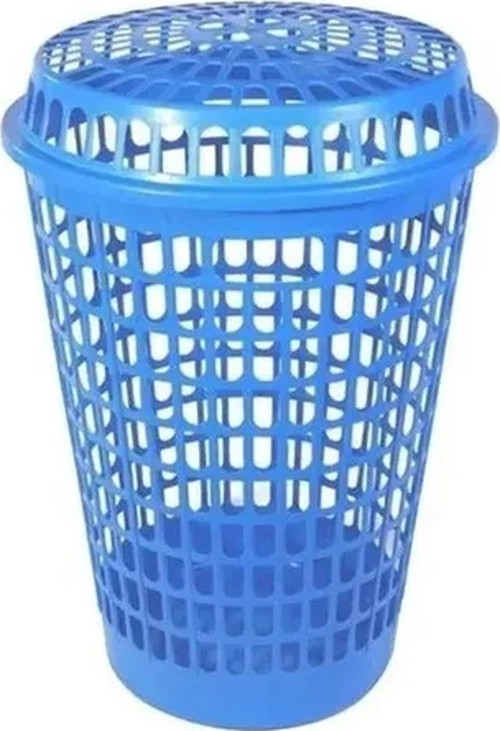 CESTO PLASTICO ROPA CON TAPA 65CM - 2