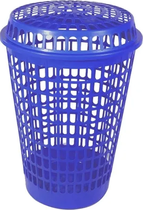 CESTO PLASTICO ROPA CON TAPA 65CM - 3