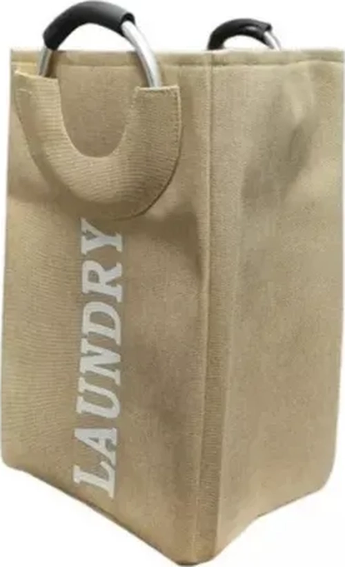 CESTA ROPA SUCIA PLEGABLE MANGO METALICO - 1