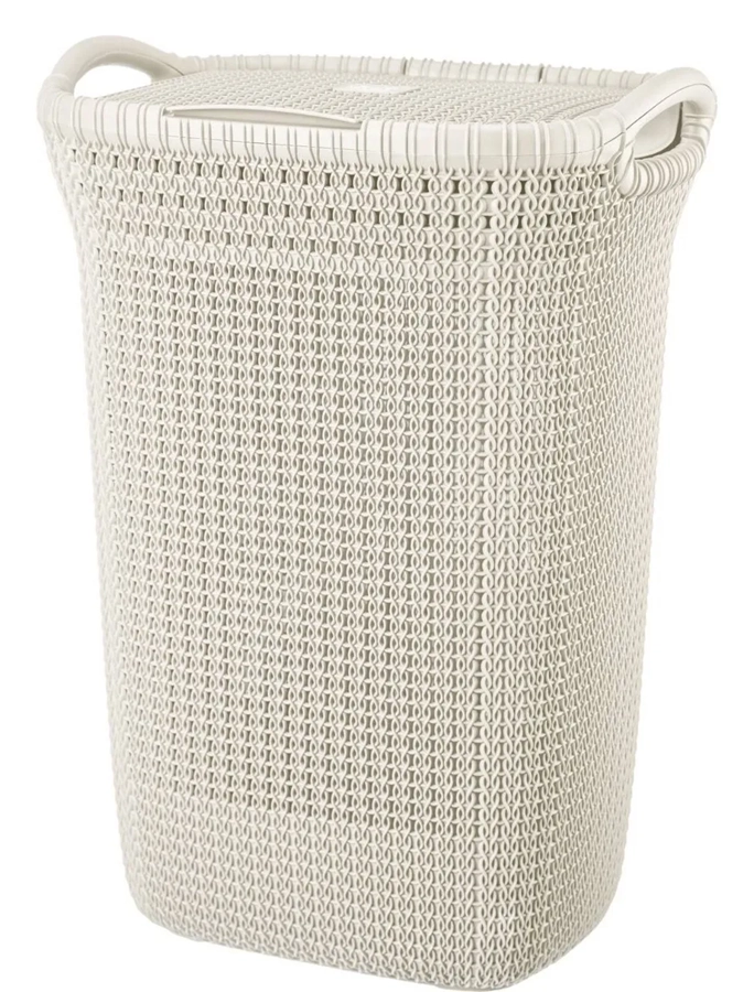 CANASTO ROPA KHIPU 60L COLOR BLANCO - 2