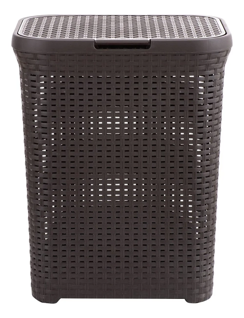 CESTO ROPA MODERNO CON TAPA 60L REYPLAST - 3