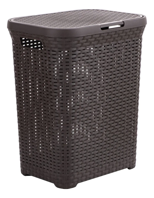 CESTO ROPA MODERNO CON TAPA 60L REYPLAST - 5