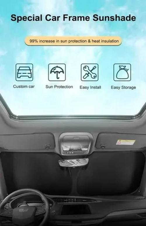 CUBRE PARABRISAS SOMBRILLA AUTO - 2