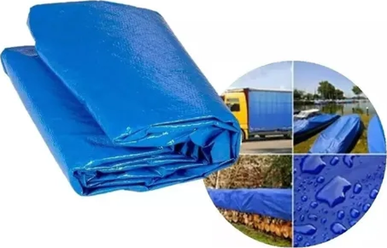 CARPA LONA IMPERMEABLE MULTIUSO 5X6M AZUL - 5