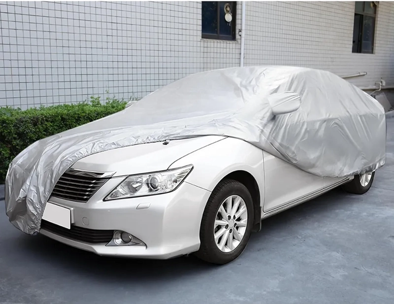 CARPA FUNDA AUTO GRUESA IMPERMEABLE CON FELPA - 4
