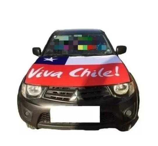 BANDERA CHILE CUBRE CAPO FUNDA AJUSTABLE - 3