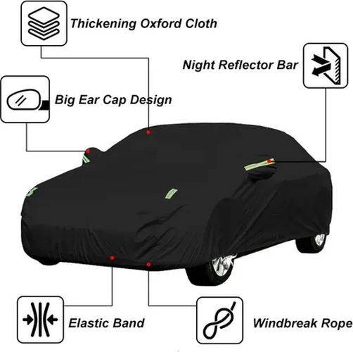 CUBRE AUTO SUV FUNDA PREMIUM CON FELPA - 5