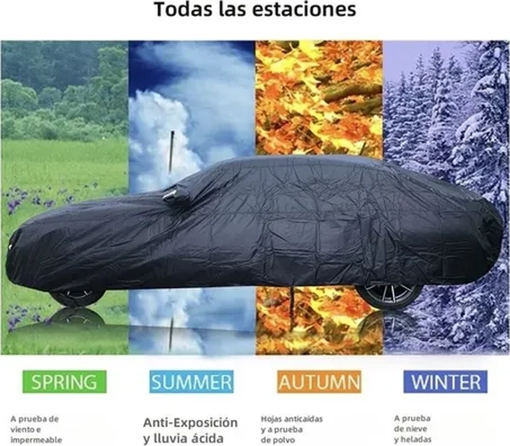 CUBRE AUTO SUV FUNDA PREMIUM CON FELPA - 6
