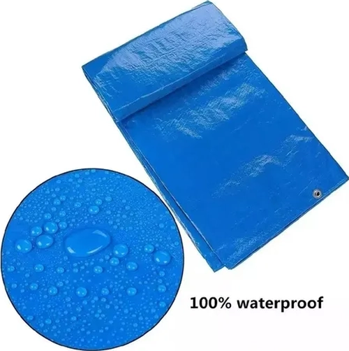 CARPA LONA IMPERMEABLE 3X4M AZUL - 4