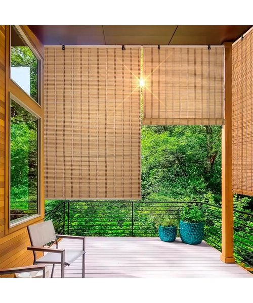 CORTINA BAMBU PERSIANA ENROLLABLE 120X180 CM BEITI UNICOLOR - 5