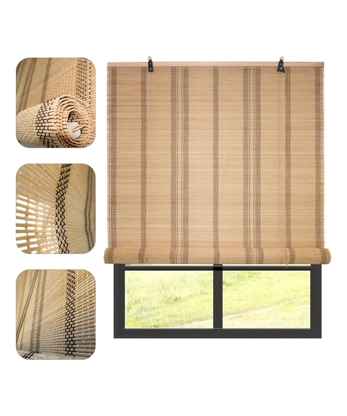 CORTINA BEITI PERSIANA ROLLER BAMBU FINO 120X180 CM BAMBU - 1