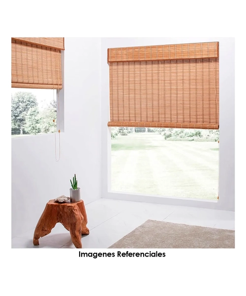 CORTINA ENROLLABLE BAMBU ROLLER 90X120 CM - 2