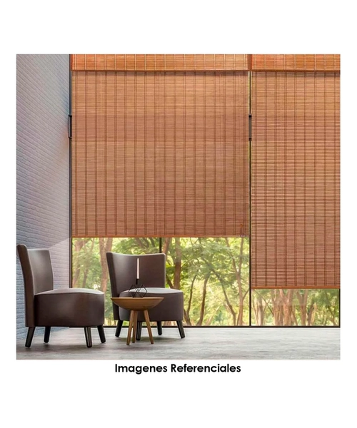 CORTINA ENROLLABLE BAMBU ROLLER 90X120 CM - 3