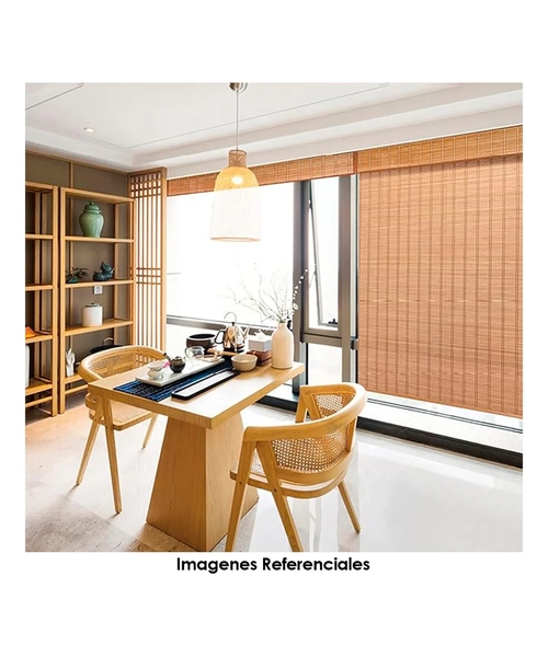 CORTINA ENROLLABLE BAMBU ROLLER 90X120 CM - 10