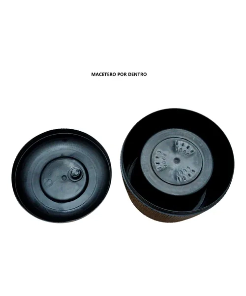 PACK 6 MACETEROS PLASTICO REDONDO 12 CM KD2211N - 4